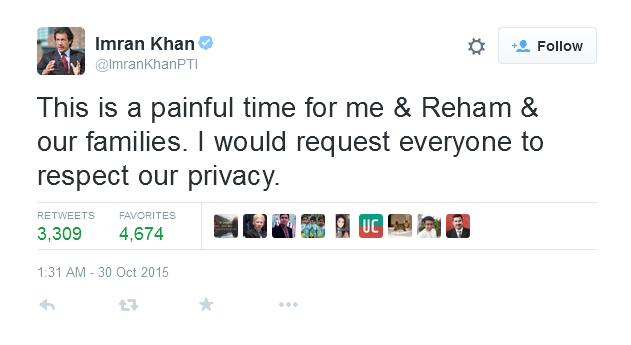 Imran Khan divorce